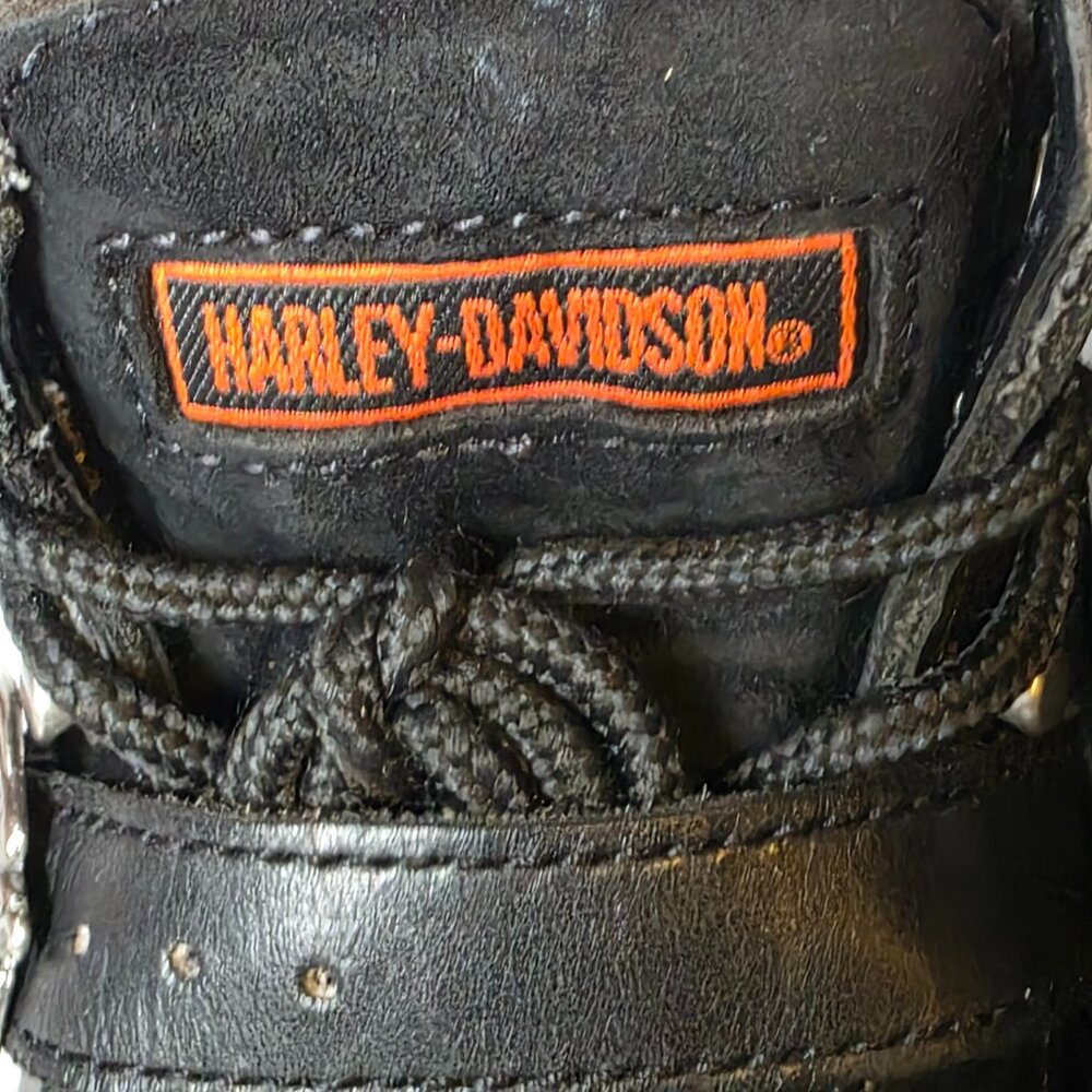 Authentic Harley Davidson Biker Boots- Size 8 - Picture 5 of 14
